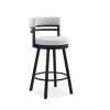 Ronny Swivel Stool Merino Angle