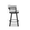 Ronny Swivel Stool Merino Back