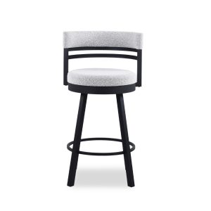 Ronny Swivel Stool Merino Front