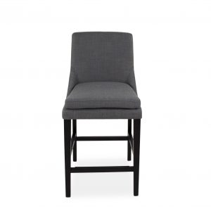 Terence Counter Stool in Smoke with Wenge Legs