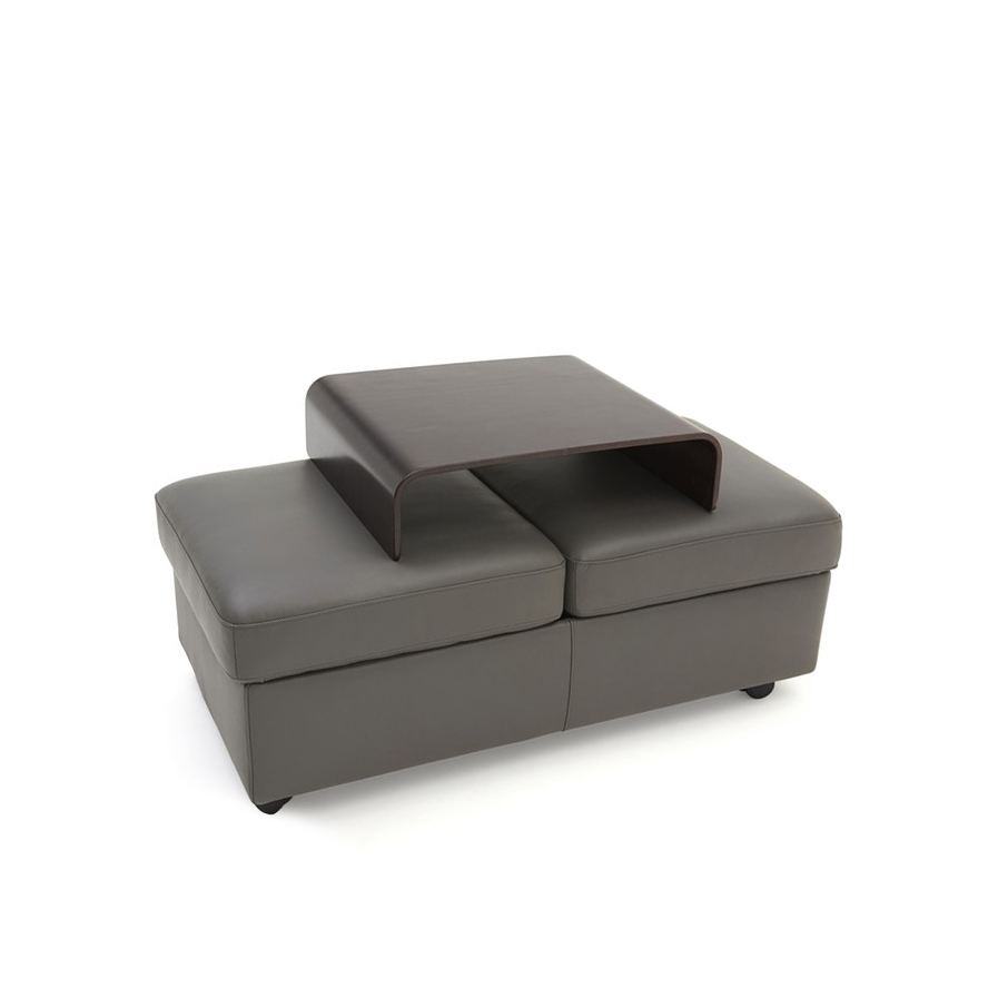 Stressless Double Ottoman with Table ScanDesigns Furniture