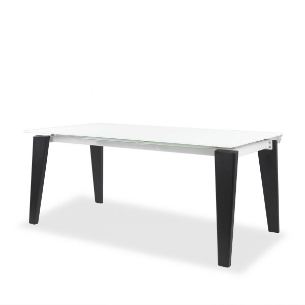 Dover Extendable Glass Dining Table ScanDesigns Furniture