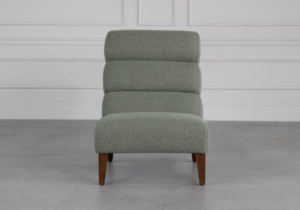 Isla Chair in Green, Front