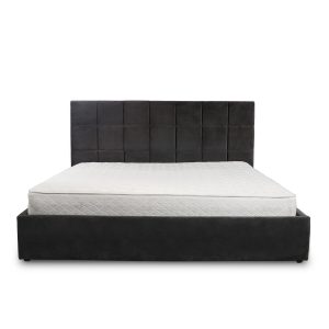 Rudy Bed in Dark Grey C39, Front
