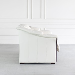 Stressless Oslo Loveseat Paloma Light Grey Wenge Side Stressless Oslo Loveseat Paloma Light Grey Wenge Side