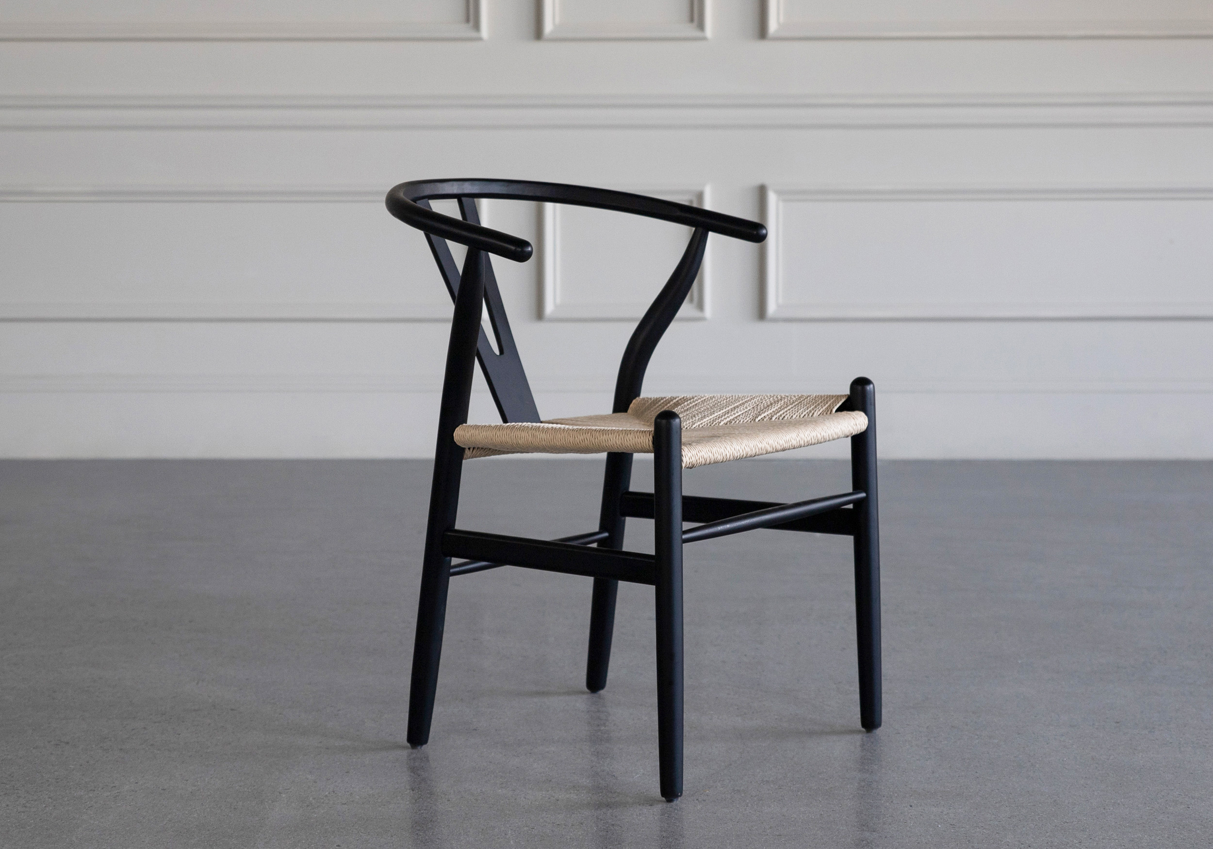 mia dining chair black angle 1