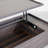Dallas Coffee Table in Smoked Oak - Close Up