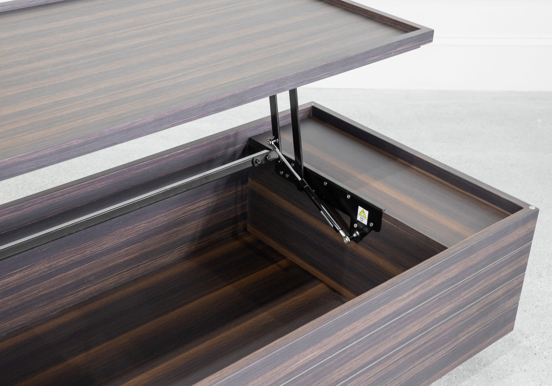 Dallas Coffee Table in Smoked Oak - Close Up