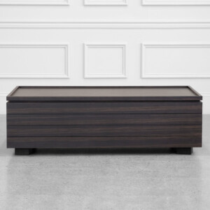Dallas Coffee Table in Smoked Oak - Front