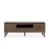 Flair TV Unit in Walnut, Front