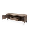 Flair TV Unit in Walnut, Open