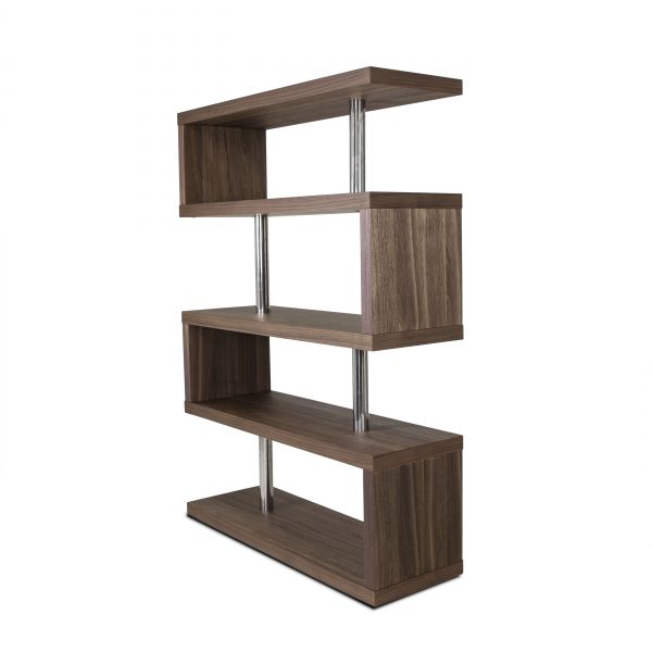 Hale Shelf in Walnut, Angle