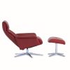 IMG Space 24.24 Recliner in Ruby, Reclined