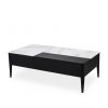 Norman Coffee Table in Black Oak, Angle