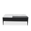Norman Coffee Table in Black Oak, Front