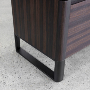 Olympia Tv Unit in Smoked Oak - Legs Olympia Tv Unit in Smoked Oak - Legs