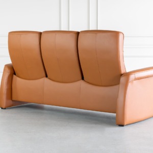 Stressless Sapphire Sofa Paloma Cognac Back Stressless Sapphire Sofa Paloma Cognac Back