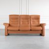 Stressless Sapphire Sofa in Paloma Cognac, Front, Featured