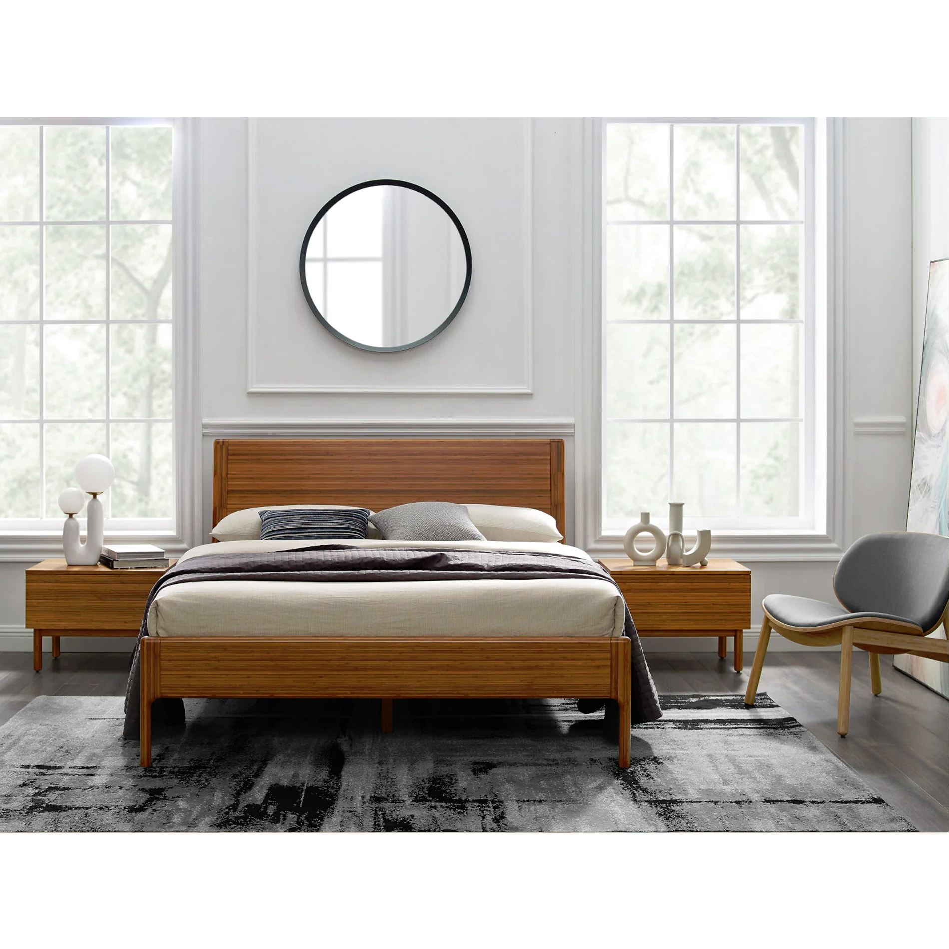 Greenington Ventura Contemporary Bamboo Platform King Bed ScanDesigns