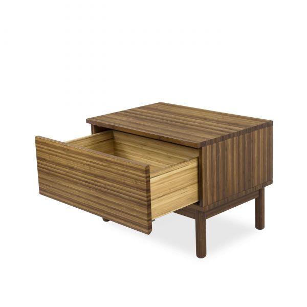 Ventura Nightstand in Amber, Angle