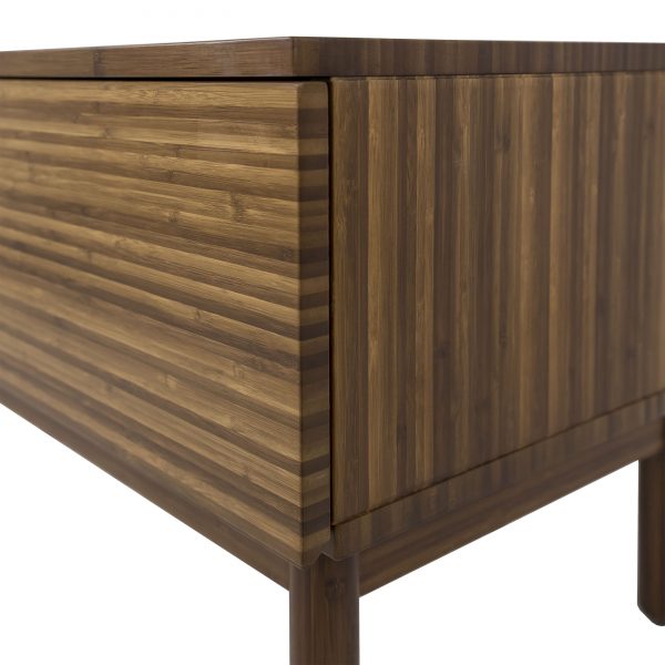 Ventura Nightstand in Amber, Close Up