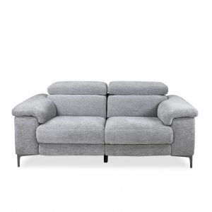 Wallace Loveseat in Sky Dove Fabric, Front