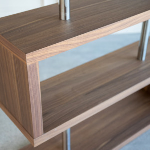 Hale Shelf Walnut - Close Up Hale Shelf Walnut - Close Up