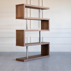 Hale Shelf Walnut - Angle Hale Shelf Walnut - Angle