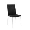 Harp Dining Chair in Black, Angle