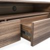 Kodiak TV Unit in Walnut, Close Up