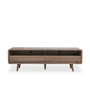 Kodiak TV Unit in Walnut, Front