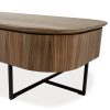 Spokane Coffee Table in Walnut, Close Up