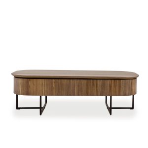 Spokane Coffee Table in Walnut, Front