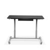 205 Lift Table in Espresso, Lowered, Front