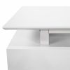 220 Pedestal Desk in White, Close Up