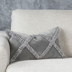 Angular Grey 12x20 Pillow