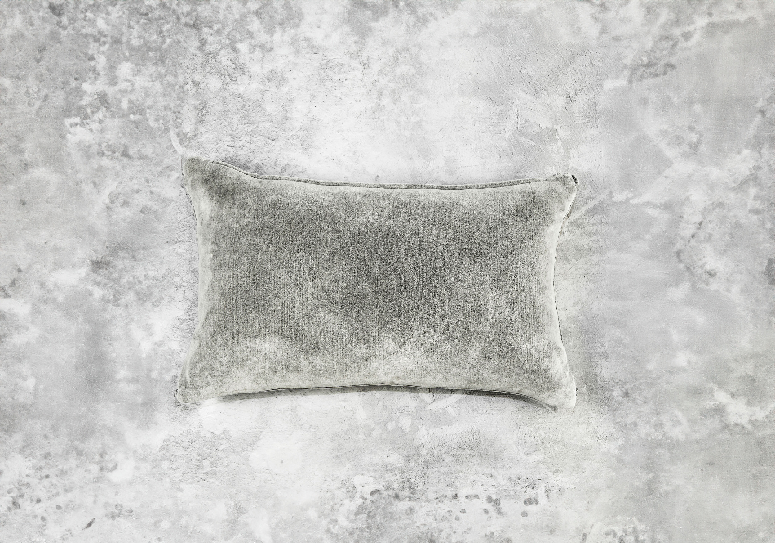 Angular Grey 12x20 Pillow - Back