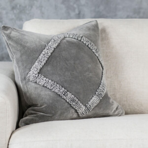 Angular Grey 20x20 Pillow