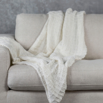 Basket Ivory Throw