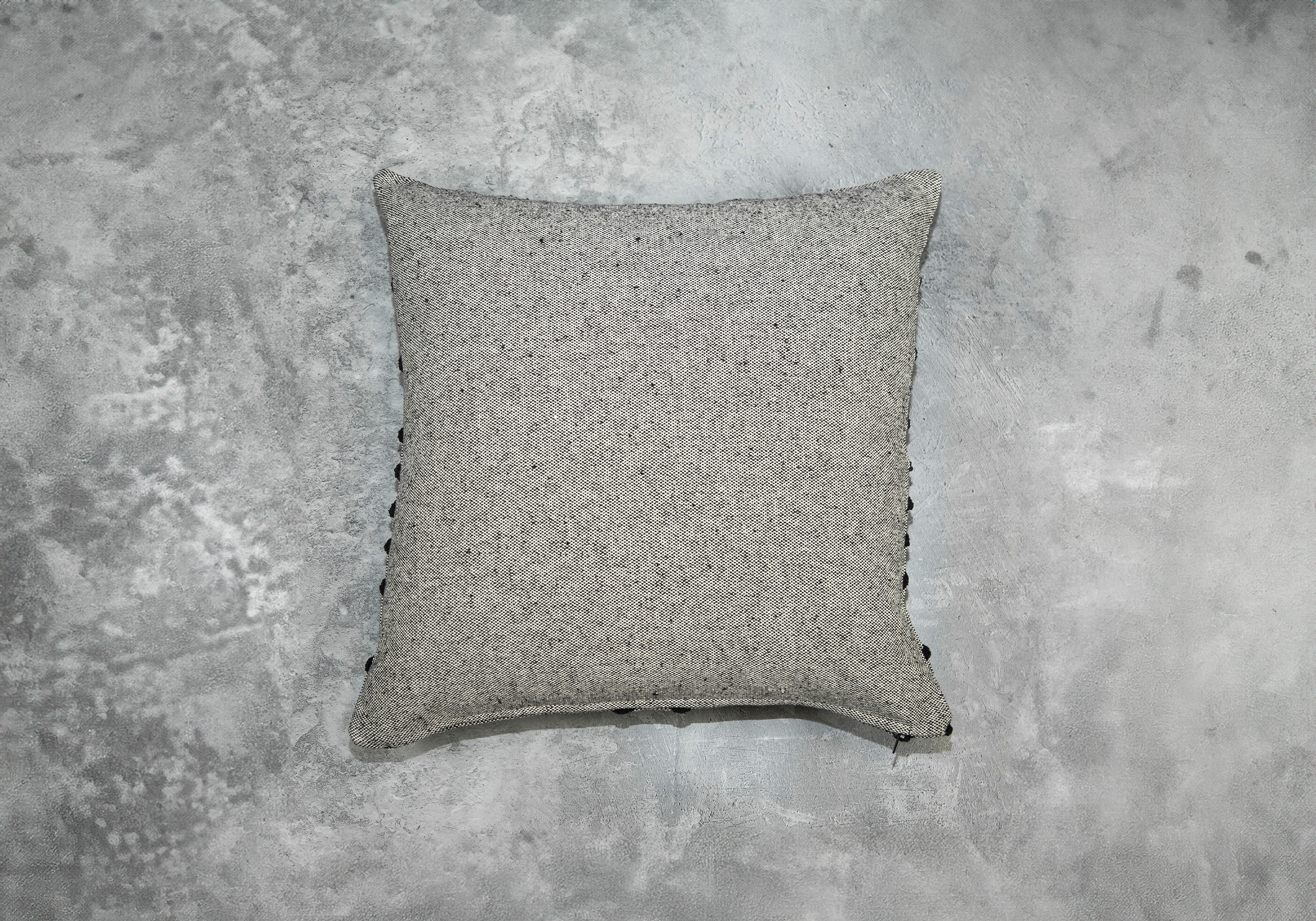 Chevron Grey 20 x 20 Pillow Back