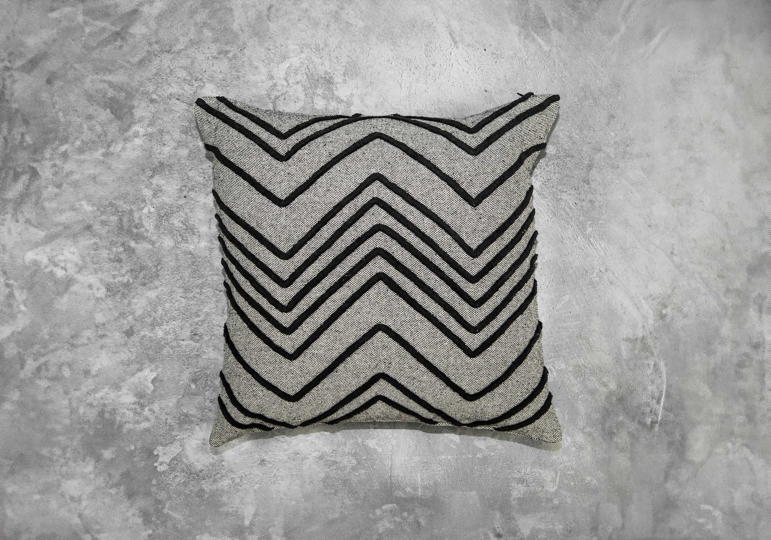 Chevron Grey 20 x 20 Pillow Top