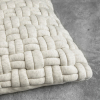 Clusp Cream 20х20 Pillow - Close Up