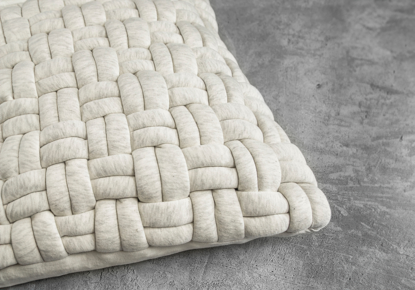 Clusp Cream 20х20 Pillow - Close Up