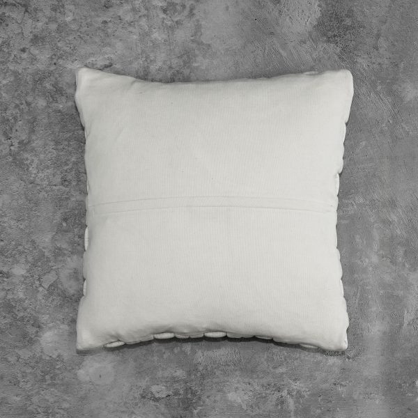 Clusp Cream Pillow, Back