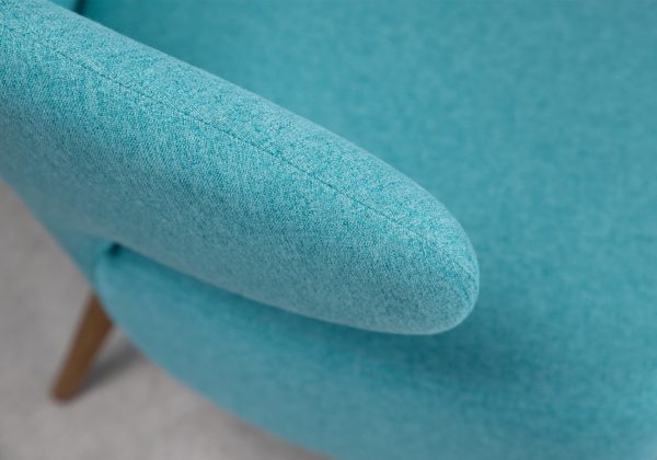 Mission Chair, Turquoise, Detail