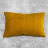 Penelope Ochre Pillow 12 x 20, Back