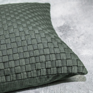 Saudik Olive 20x20 Pillow - Close Up