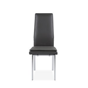 Anna Dining Chair, Grey, Front