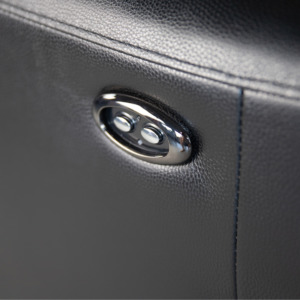 Barclay Black Leather Sofa - Buttons Barclay Black Leather Sofa - Buttons