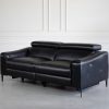 Barclay Sofa in Black, Angle
